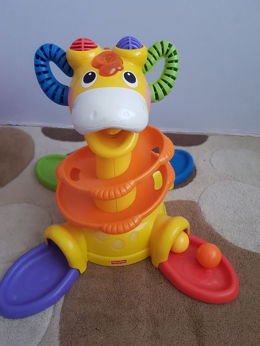 Интерактивна играчка Fisher-Price – Жираф с топчета