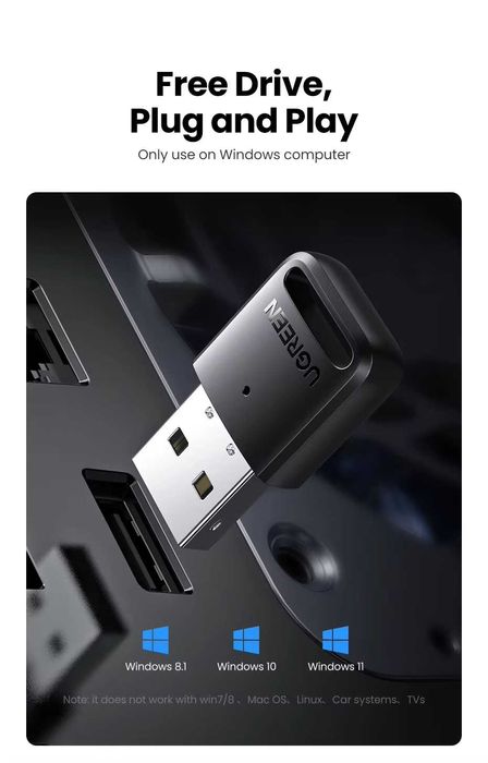 Ugreen USB Bluetooth 5.3 адаптер