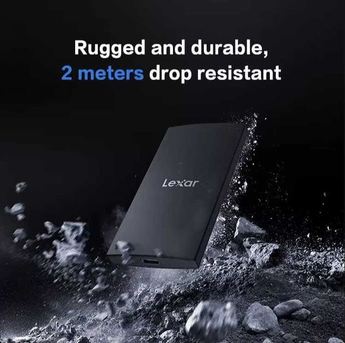 Внешний SSD Lexar SL500 USB 3.2 Gen 2 1050 МБ/с. Есть доставка