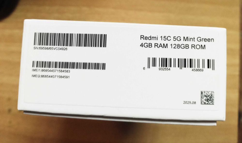 REDMI 15C 24м. Гаранция