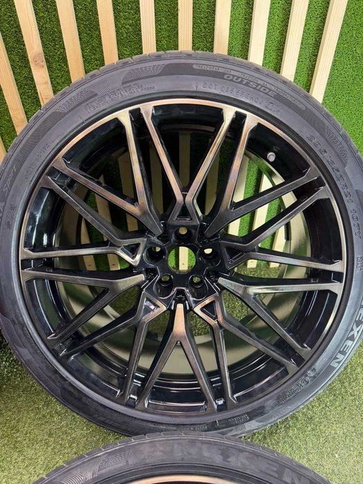 Set jante + cauciucuri BMW X5M F95 X6M F96 R21 fata R22 spate DOT 2025
