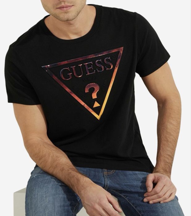 мъжка тениска Guess – черна