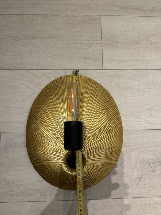 2x Aplica perete aurie / wall lamp lighting gold