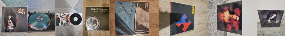 Disc vinil-Guns N' Roses,Skid Row,Linkin Park,Metallica,Pink Floyd,U2