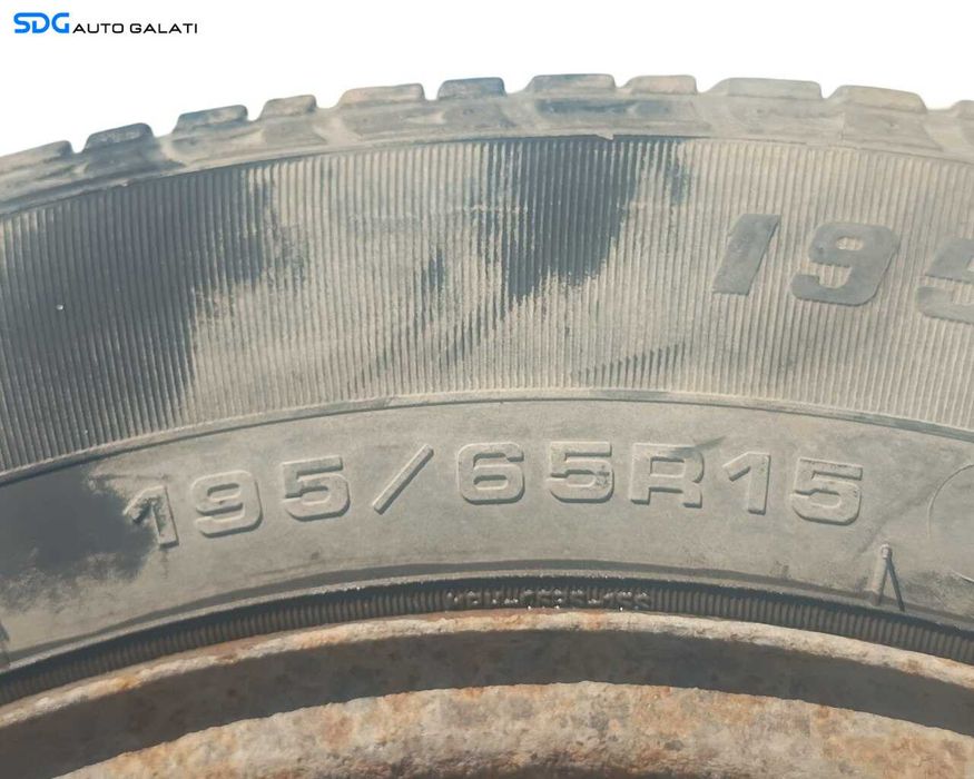 Janta Roata Rezerva Normala Tabla Otel 195 65 15 R15 Opel Omega B 1994 - 2003 (6JX15H2 ET49) [JNT0048]