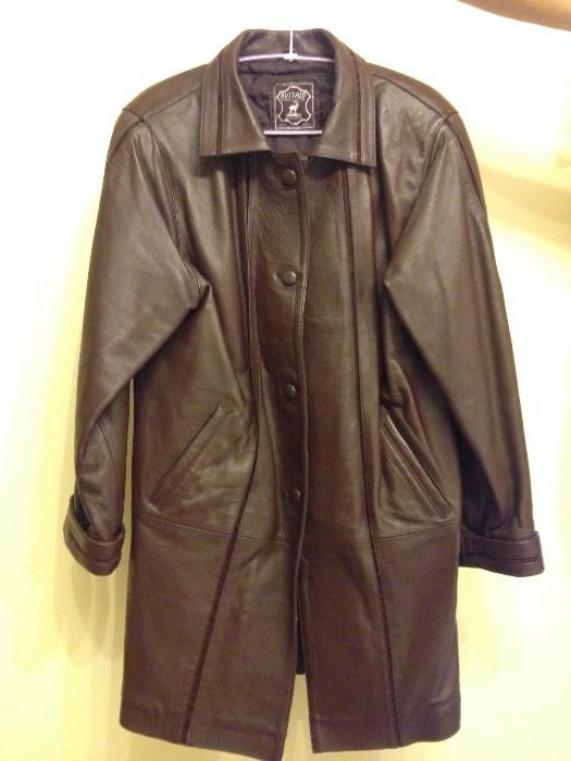 Haina de piele naturala dama Buffalo Leather Collection - NOUA