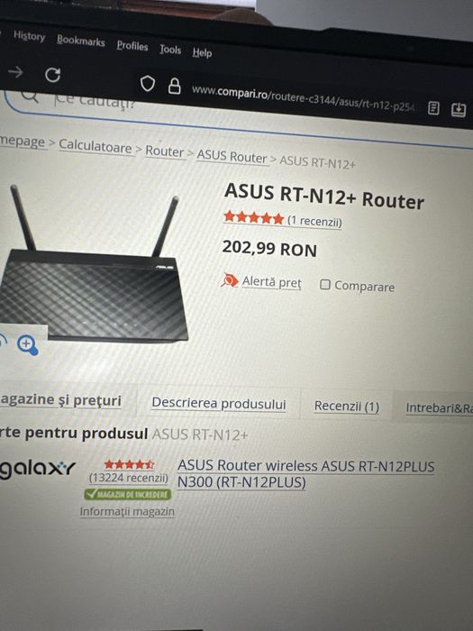 Router Asus RT-N12,