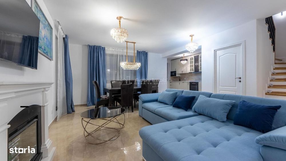 Casa duplex lux - Odaile Otopeni - 5 camere - 2 bai - 148mp - 126mp te