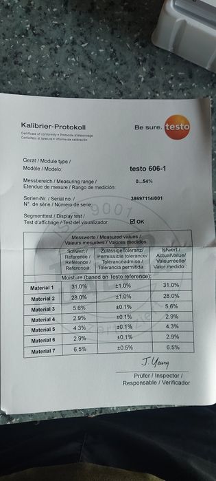 Umidometru TESTO 606-1