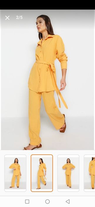 Costum portocaliu Trendyol