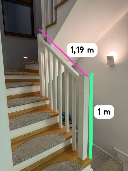 Balustrasa scari din lemn