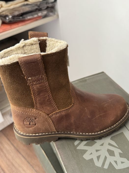 Ботинка новый кожаный timberland
