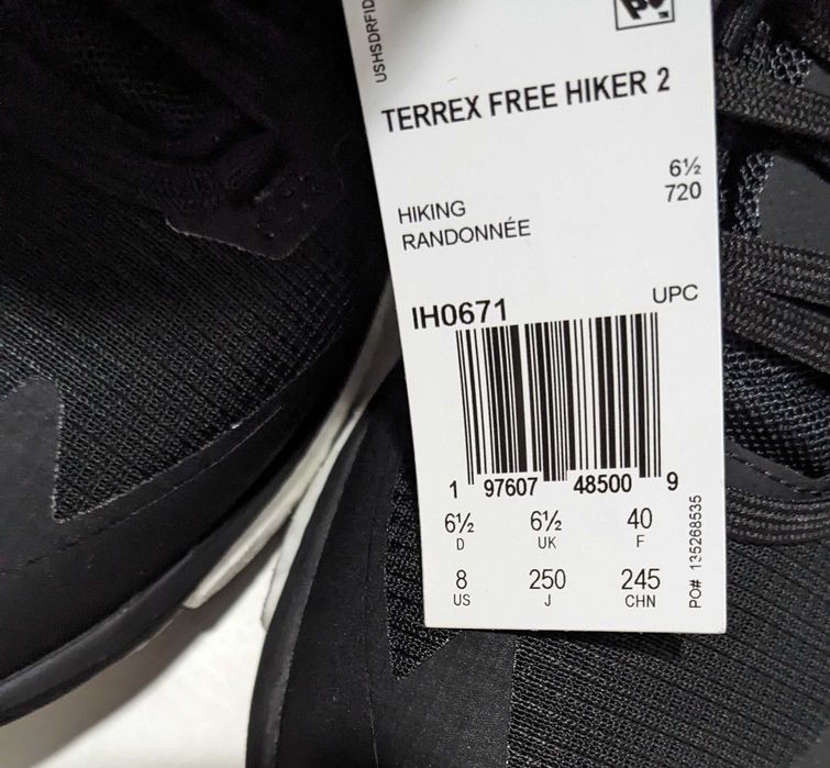 Adidas Terrex Free Hiker Gore Tex Low дамски маратонки номер 40 от Сащ