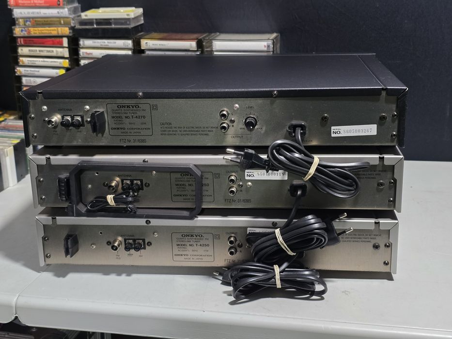 Radio tuner ONKYO INTEGRA T-4250 black, T-4270 argintiu,  hifi stereo