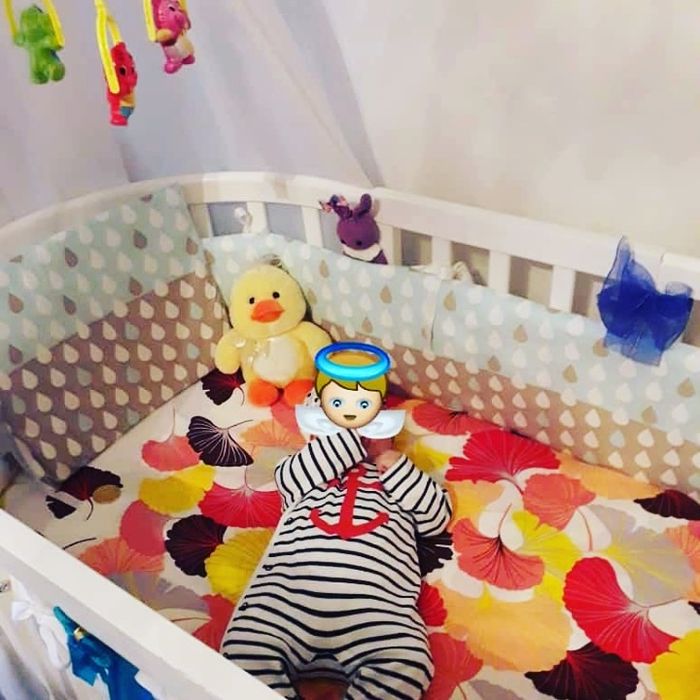 Детский манеж белый