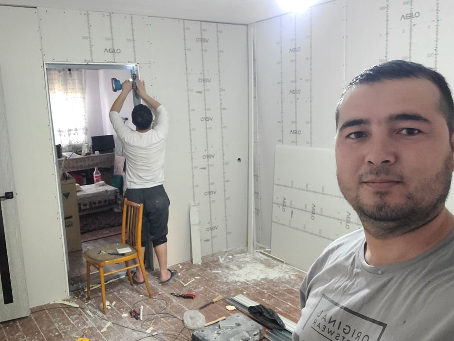 Gipskarton malyarka ishlarini qilamiz