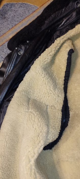 Куртка кожанна с подкладкой