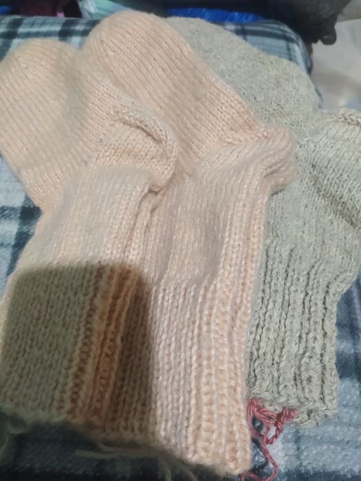 Шерстяные носки, шерсть 100проц.