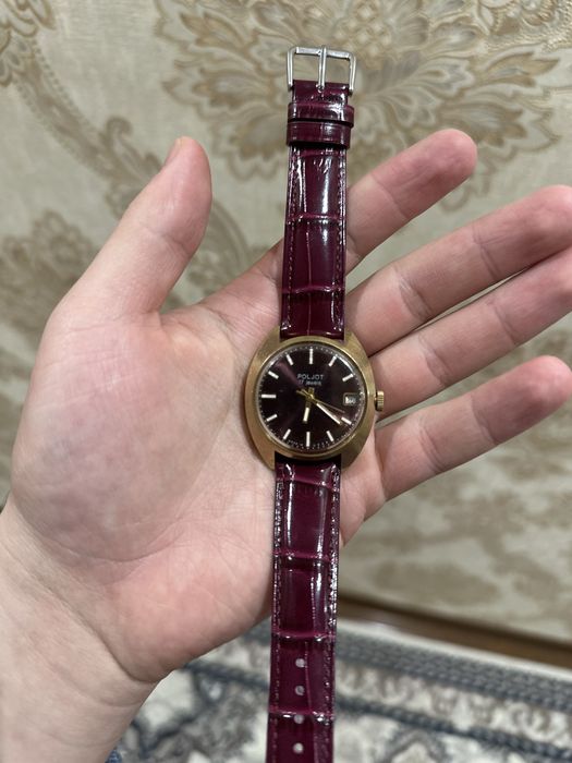 позолоченные часы Полёт (poljot) СССР