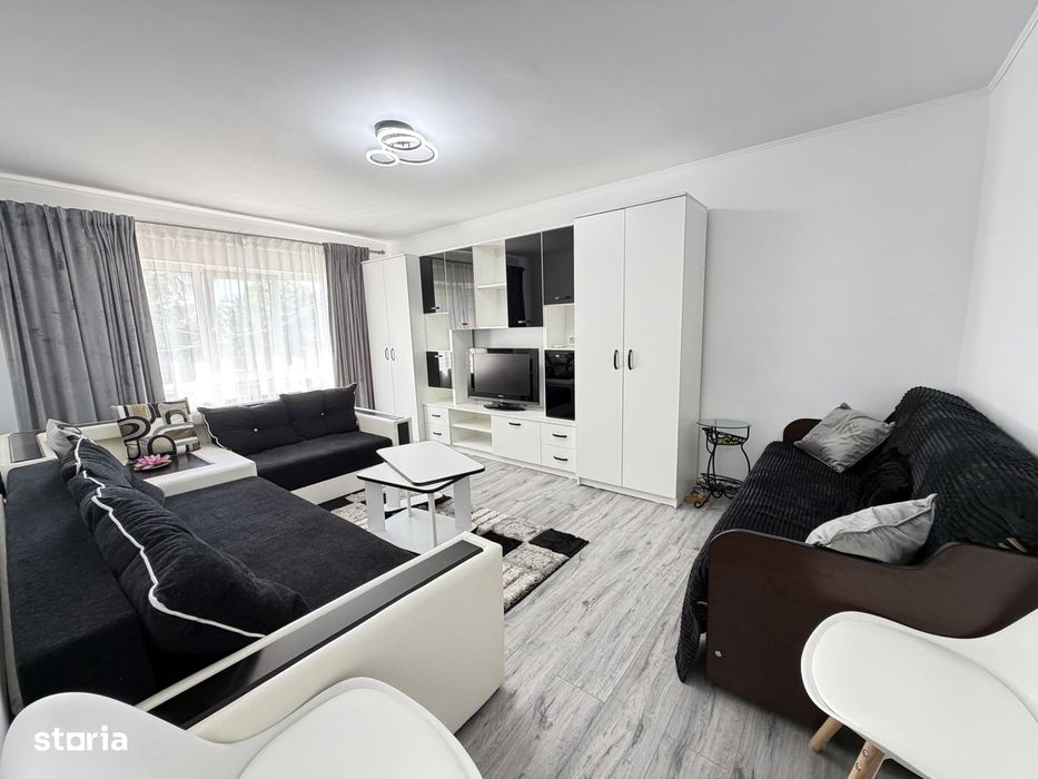 Apartament 2 camere Mioveni, Parter, Piata, mobilat si utilat