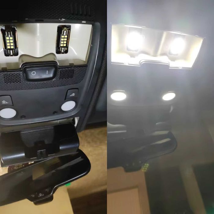 Гаранция! Нови Интериорни LED Крушки за Audi A4 B5 B6 B7 B8