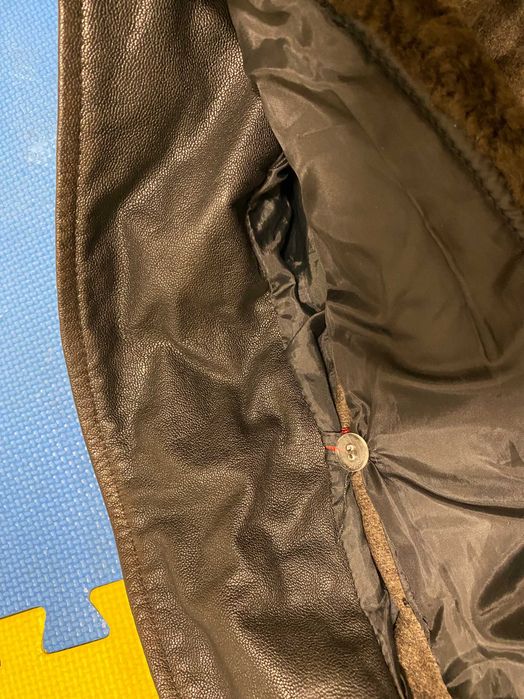 ''Strellson''оригинално мъжко кожено яке шуба Л размер