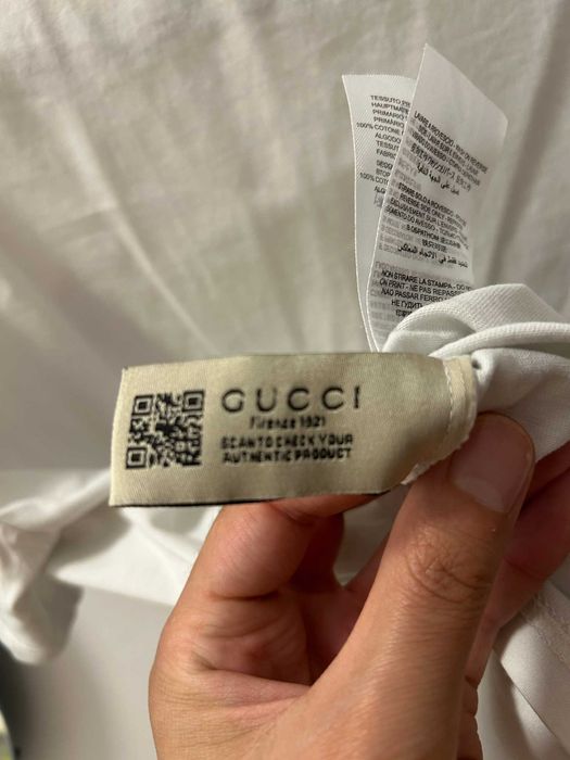 Оригинална мъжка тениска The North Face x Gucci – размер L