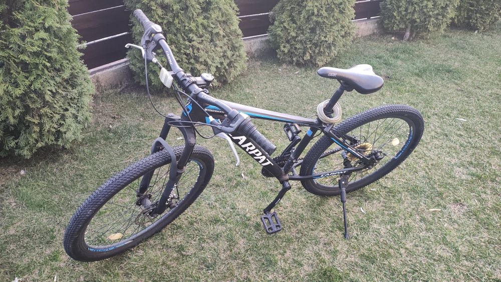 Bicicleta MTB 26" Carpat C2699A, Negru/Albastru/Alb