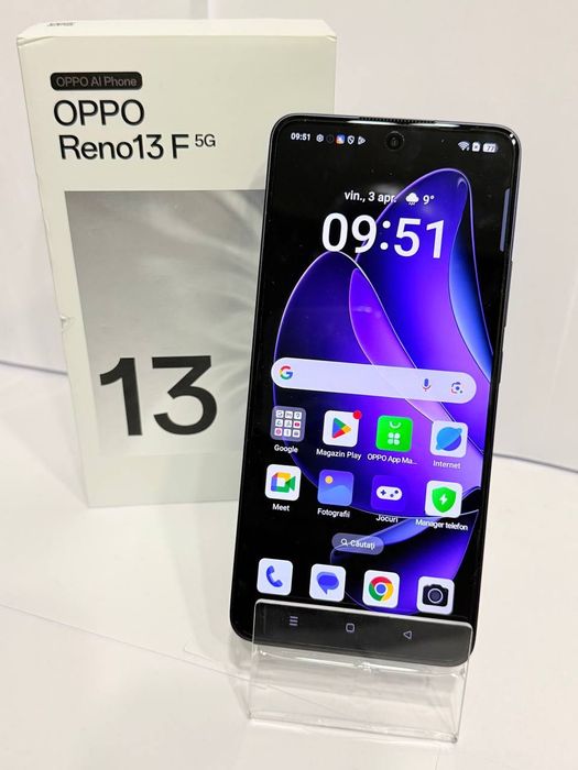 Telefon Oppo Reno 13 F 256 GB Blue, Cod 125873