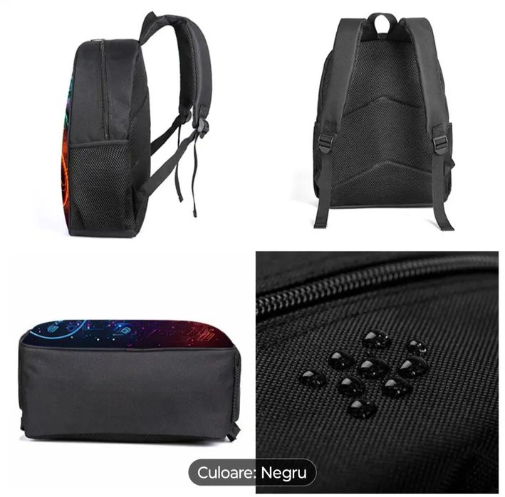 Set ghiozdan școală 3 piese