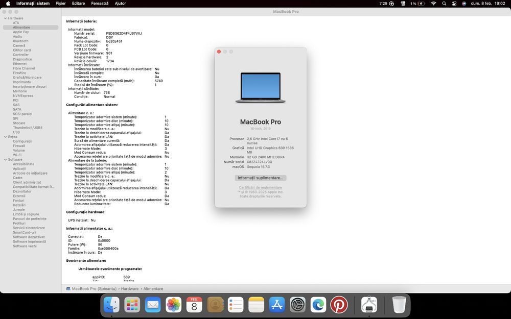 MacBook Pro A1990 2019