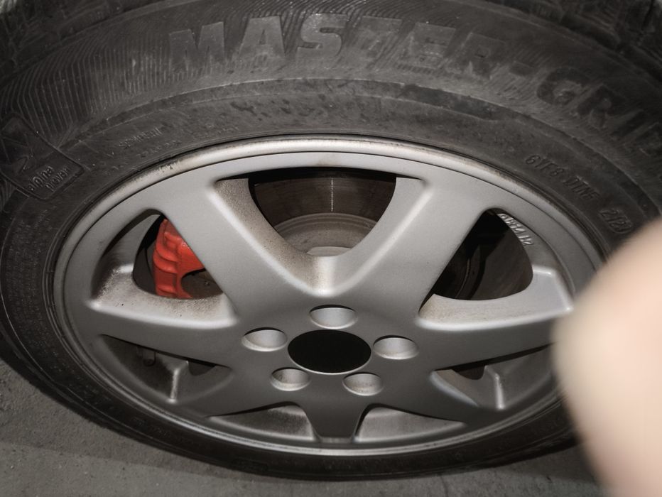 Лети джанти 14 цола  за VW с зимни гуми SEMPERIT Master-Grip 2