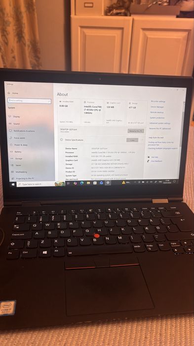 Vand laptop lenovo x1