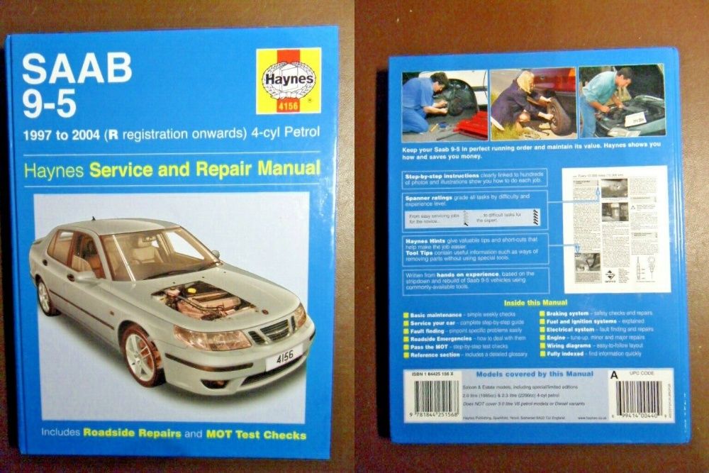 Mutat Publi Manual auto Haynes SAAB 90 99 900/9000/SAAB 9-3/9-5/ 95&96