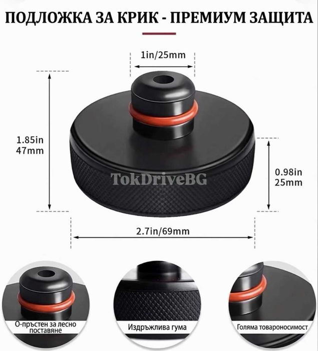 Гумени подложка за крик за Tesla Model 3/Y