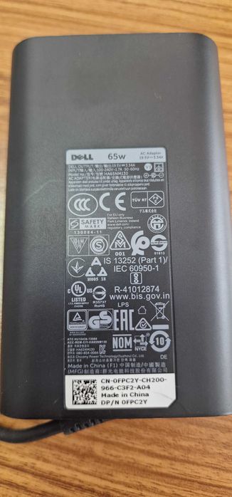 Блоки питания на ноутбуки DELL и HP
