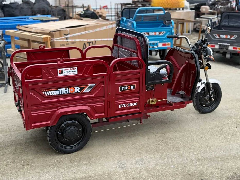 Triciclu electric Thor EVO 2000 W CIV inclus PRODUS NOU