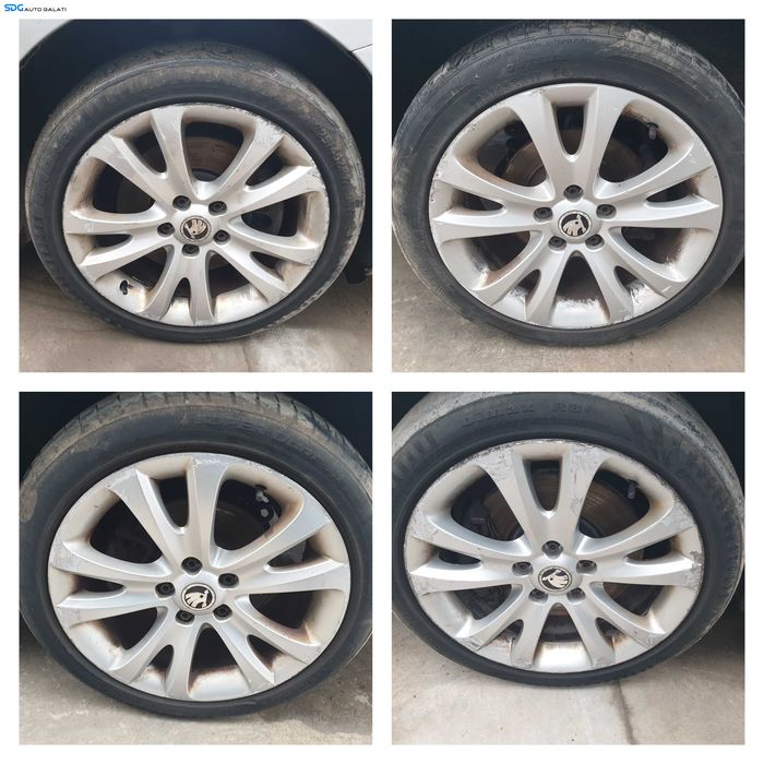 Set 4 Jante Roti Aliaj 5x112 225 45 17 R17 Skoda Superb 2 2008 - 2015 [K9118]