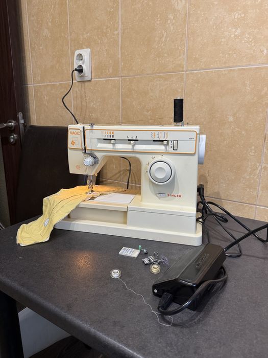 Masina de cusut festonat si butoniere Singer 8142 componente metal