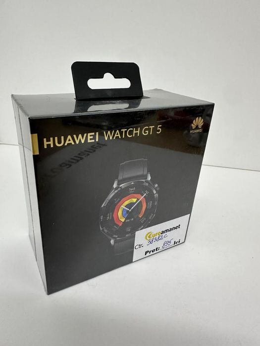 Smartwatch Huawei Watch GT 5, 46MM, Deep Tarnish Stainless Steel -I-