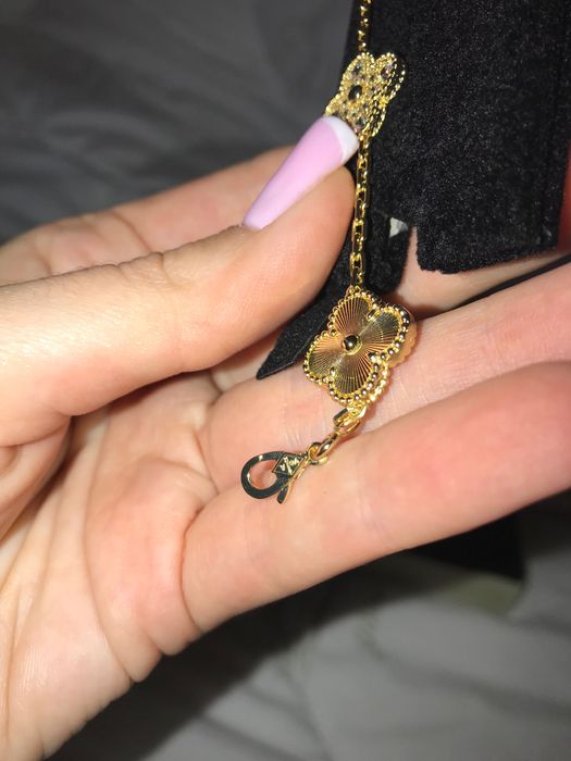 Гривна Van Cleef позлатена