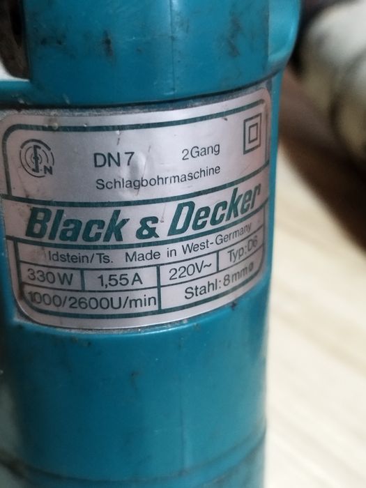 Бормашини black & Decker, аег