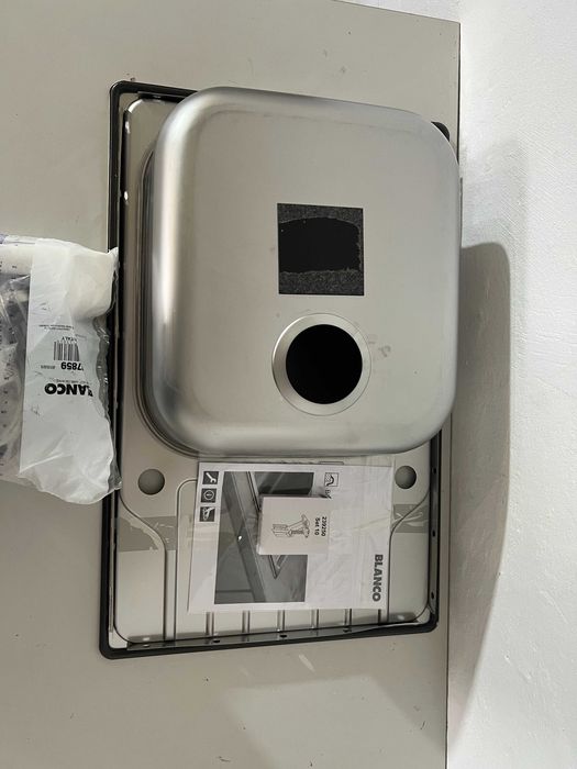 BLANCO DINAS XL 6 S Compact – Chiuvetă de bucătărie din inox, 78 × 50 × 20,4 cm