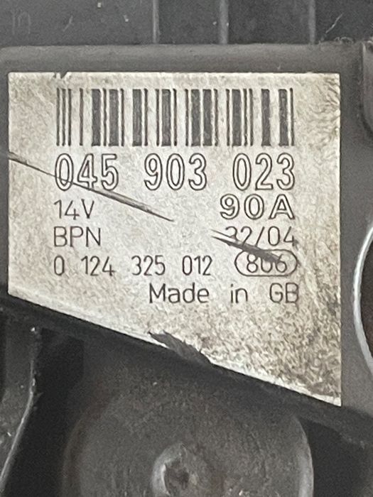 Alternator Volkswagen Polo 9N_ 2001 - 2012 1.4 Tdi Bms, Bnv, Skoda Fab