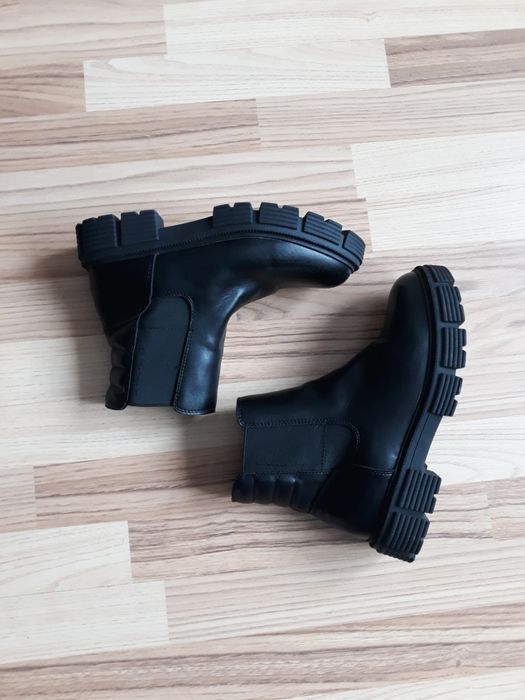 Ghete Tom Tailor piele naturală 100%