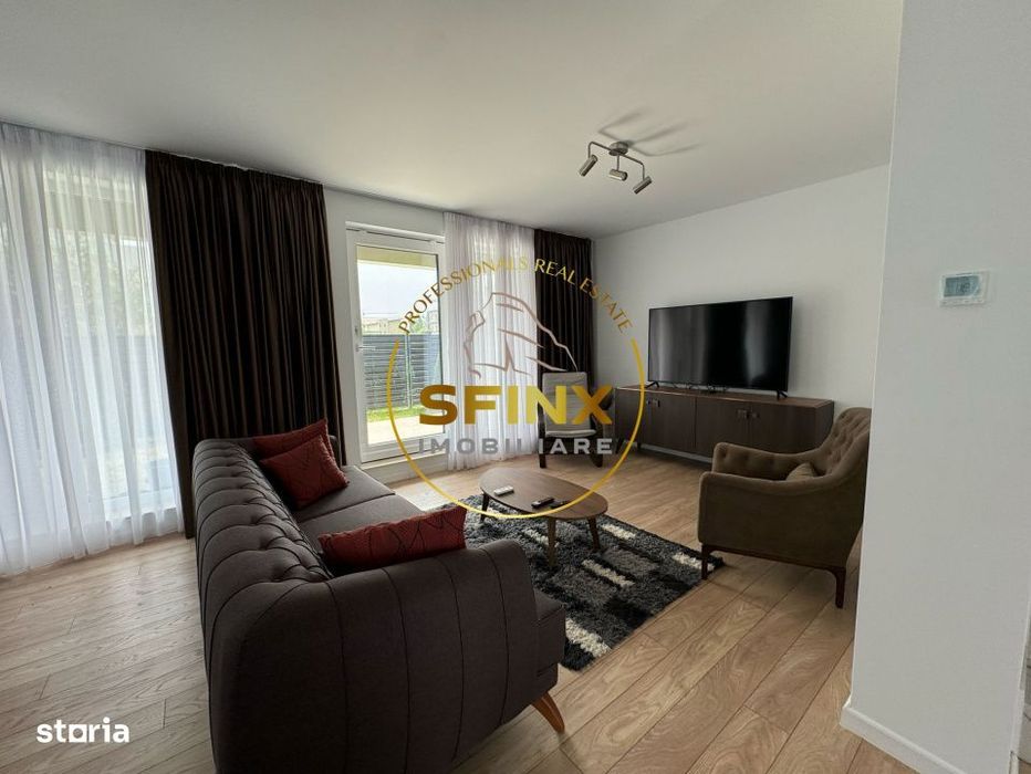 Pipera, vila noua de vanzare, 5 camere, in campus rezidential modern