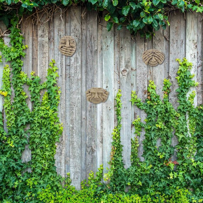 Set 3 fete de copac, decoratiuni gradina, rezistente la intemperii