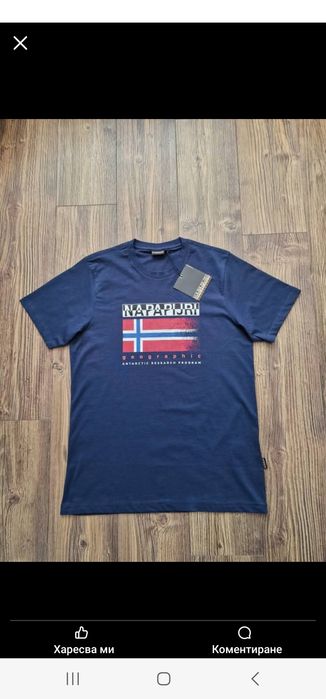Страхотна мъжка тениска THE NF , NAPAPIJRI  размер S M L XL 2XL