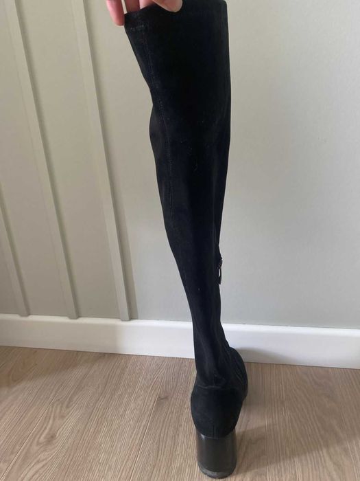 Сапоги ботфорты почти новые!