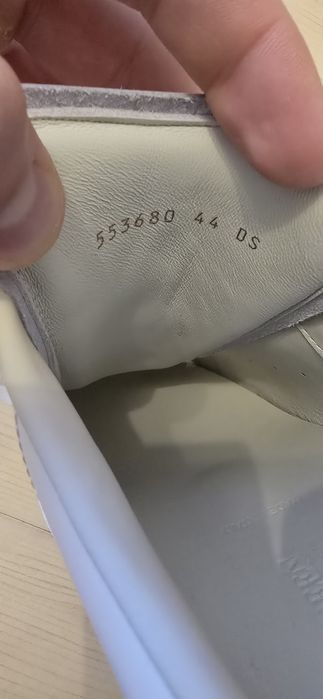 Alexander McQueen oversized sneakers Triple White 44